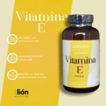 Suplemento de Vitamina E 100 Cápsulas - Protege células y retrasa el envejecimiento - Imagen 3