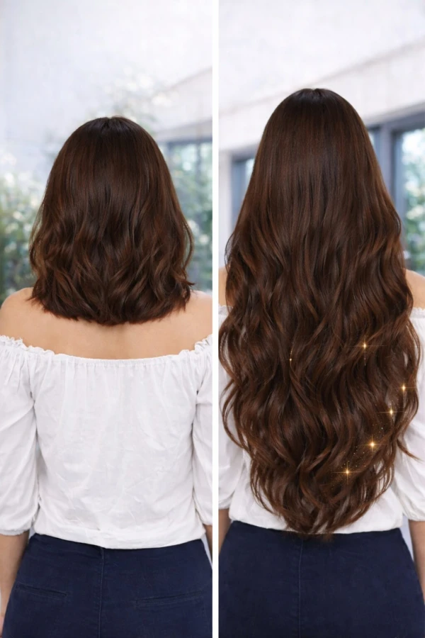 Extensiones Semi Humanas Ondulado