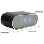 Cámara reloj espia WiFi discreta - Monitorea tu espacio en tiempo real desde el celular - Imagen 3