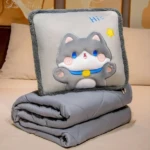 Almohada Cojin 3 en 1 Niños Gato Gris - Imagen 2