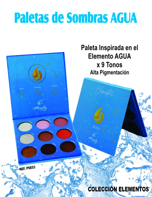 Paleta de Sombras Cosmeticas Colección E