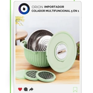 Rallador Olla Giratoria 360