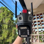Cámara Exterior, 3 Lentes con Alarma 4G