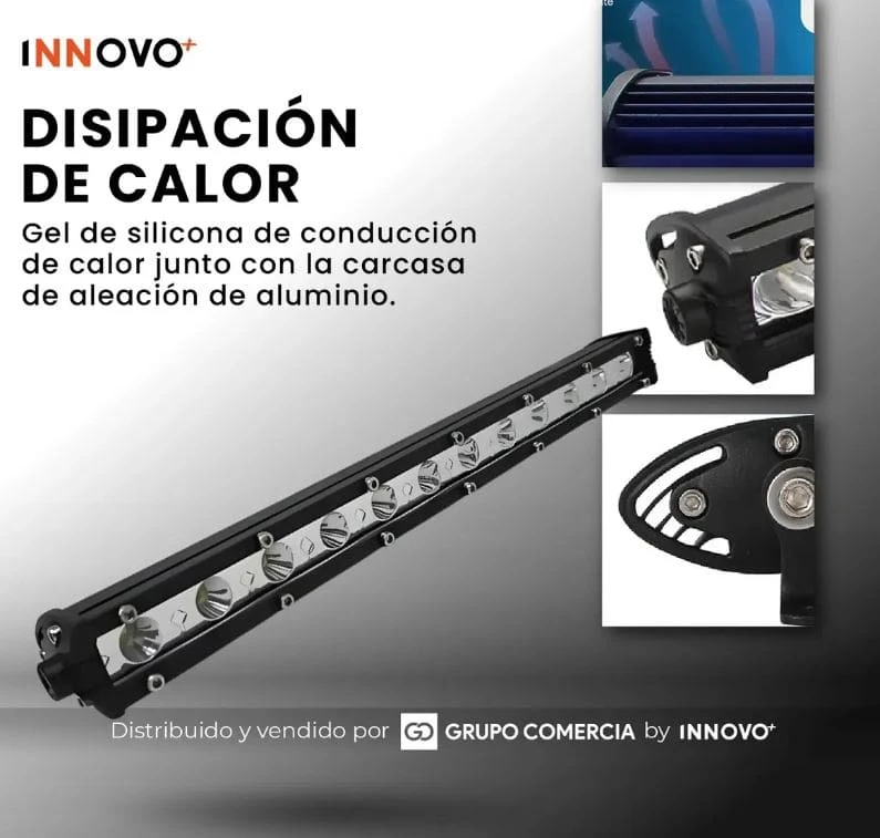 Barra LED 36W Slim HD Exploradora - Ilumina rutas nocturnas con visibilidad HD