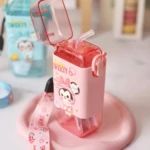 Botella Infantil con Pajita Anti Derrames 280ml - Protege la ropa y los libros de manchas accidentales - Imagen 4