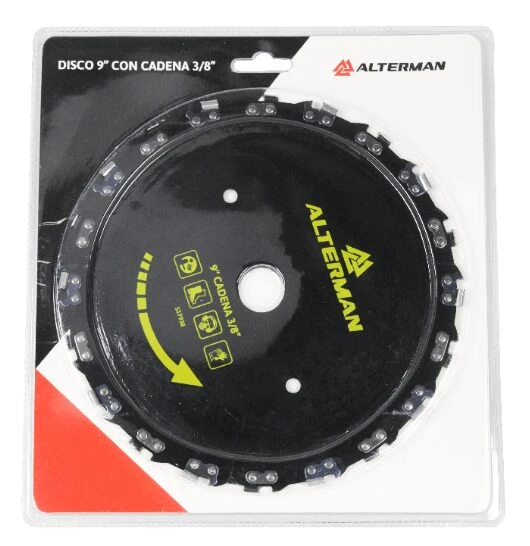 Disco con Cadena 3/8” de 9” para Motosie