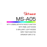 Bafle Portatil 2 Pulgadas Ms-A05 - Imagen 3