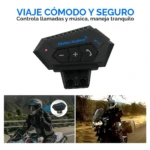 Intercomunicador Auriculares Casco Bluet