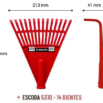 Escoba Barre Prado Plastica 14 Dientes B