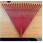 Escoba Plastica Roja 22D Sin Cabo