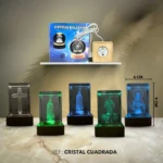 Lampara de Cristal Grande Cuadrada - Imagen 2