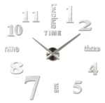 Reloj 3D Grande Diseño Ingles - Imagen 2