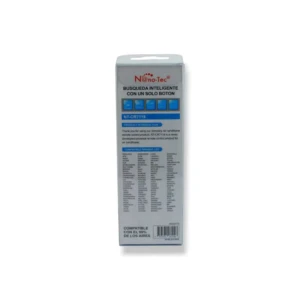 Control universal Nanotec NT-CR7119 para aire acondicionado, en caja blanca con detalles azules y texto informativo en español.