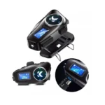 Intercomunicador KR-M4 Bluetooth 5.3 con pantalla LCD - Conecta y navega seguro con audio nítido - Imagen 2