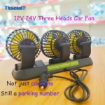 Ventilador Aire Acondicionado X3 Cabezas - Proporciona alivio térmico rápido en el habitáculo - Imagen 2