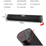 Parlante Barra Bluetooth Recargable 42Cm