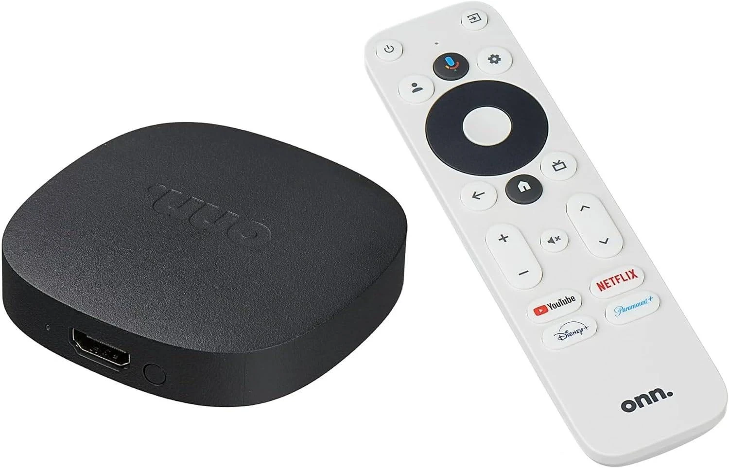Motor de Streaming Onn Google TV 4K con control por voz - Disfruta de películas en alta definición sin ocupar espacio