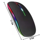 Mouse Inalámbrico MS-51 con conexión dual Bluetooth y USB - Controla múltiples dispositivos sin cables - Imagen 3