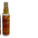 Dos botellas de spray de Eliminador de Olores para Cascos Auto Nu, con etiquetas naranjas y negras, mostrando el logotipo y detalles del producto.