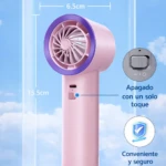 Ventilador de Mano Turbo Recargable Usb - Imagen 5