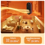 Calentador Ambiente con Control Luz Led