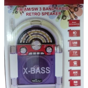 Radio Parlante Rokola Retro Nano-Tec R12
