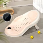 Soporte de baño plegable con termómetro para bebé - Facilita higiene segura y sin esfuerzo - Imagen 6