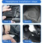Intercomunicador Bluetooth Ejeas V6 Pro para 6 usuarios - Garantiza comunicación clara y estable en carretera