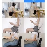 Espaldar Corrector de Postura Lumbar Ergonómico - Reduce el dolor de espalda baja al sentarse