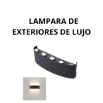 Lámpara de exteriores de lujo con diseño curvo - Aumenta la seguridad visual en entradas y patios - Imagen 2