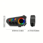 Motosync K06A Bluetooth para cascos de moto - Escucha música y llamadas sin soltar el manubrio - Imagen 3