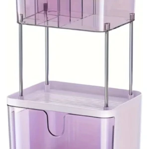 Organizador de Cosméticos con Cajón y Bandeja - Ordena tus productos de belleza al instante
