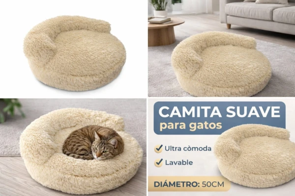 Cama Antiestres Tipo Sofa Redondo