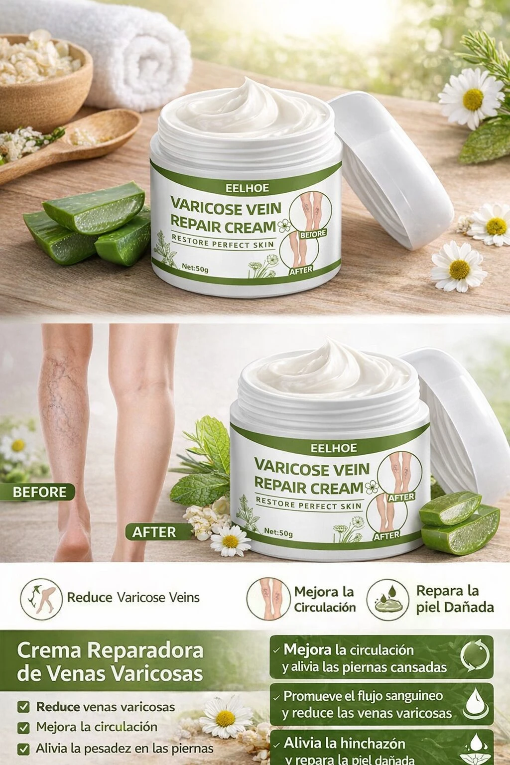 Eelhoe Varicose Vein Repair Cream