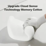 Kit Almohada Cuello y Cojín Lumbar Viscoelástico - Reduce tensión muscular y mejora postura en viajes - Imagen 3