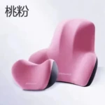 Kit Almohada Cuello y Cojín Lumbar Viscoelástico - Reduce tensión muscular y mejora postura en viajes - Imagen 6
