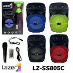 Parlante Lz 805 de 6,5 pulgadas con micrófono y batería recargable - Anima tus fiestas con sonido potente y luces LED sincronizadas - Imagen 2