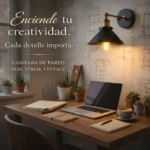 Lámpara de pared vintage industrial con bombilla E27 - Ilumina comedores y salas con ambiente acogedor - Imagen 3