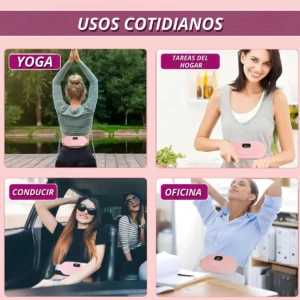Cinturón Térmico con Masaje Vibratorio - Calma cólicos menstruales y da confort