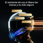 Intercomunicador K13 para Moto con Bluetooth y Radio FM - Permite atender llamadas y navegar seguro sin soltar el manillar - Imagen 3