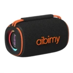 Parlante Bluetooth Aibimy MY212BTS con luces LED RGB y resistencia al agua - Disfruta de música envolvente en exteriores sin distorsión - Imagen 2