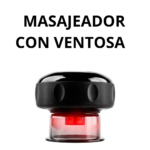 Masajeador con Ventosa Portátil para Calor y Succión - Alivia el dolor muscular y relaja tu cuerpo rápidamente