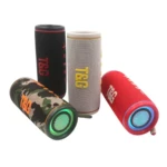 Altavoz Bluetooth portátil con luces LED - Disfruta de música potente y ambiente sincronizado en cualquier lugar
