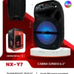Cabina Parlante 6.5 pulgadas con luces RGB - Disfruta de música potente y ambiente dinámico en cualquier fiesta - Imagen 2