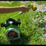 Manguera de jardín con enrollado automático - Guarda tu equipo de riego ordenado en segundos