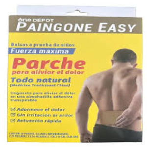 Set x3 Parches Adhesivos Paingone para Espalda - Alivian contracturas y tensión muscular