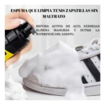Kit Limpieza Tenis con Espuma y Cepillos - Recupera la blancura de tus zapatillas sin dañar el material