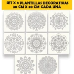 Plantilla Decorativa X8