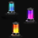 Parlante Remax Bluetooth con luces LED sincronizadas - Disfruta de ambiente festivo y sonido potente - Imagen 4