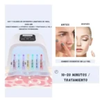 Lámpara facial LED para acné y arrugas - Reduce líneas de expresión y elimina bacterias en casa - Imagen 2
